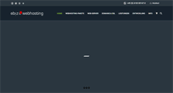 Desktop Screenshot of ebiz-webhosting.de